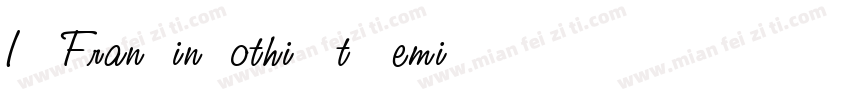 ITC Franklin Gothic Std Demi Extra字体转换